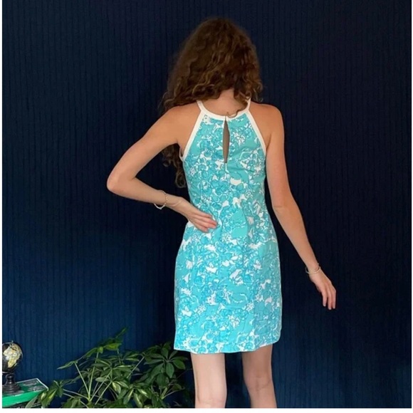 Lilly Pulitzer She's A Fox sleeveless embroidered eyelet dress Size 6. - Picture 2 of 7